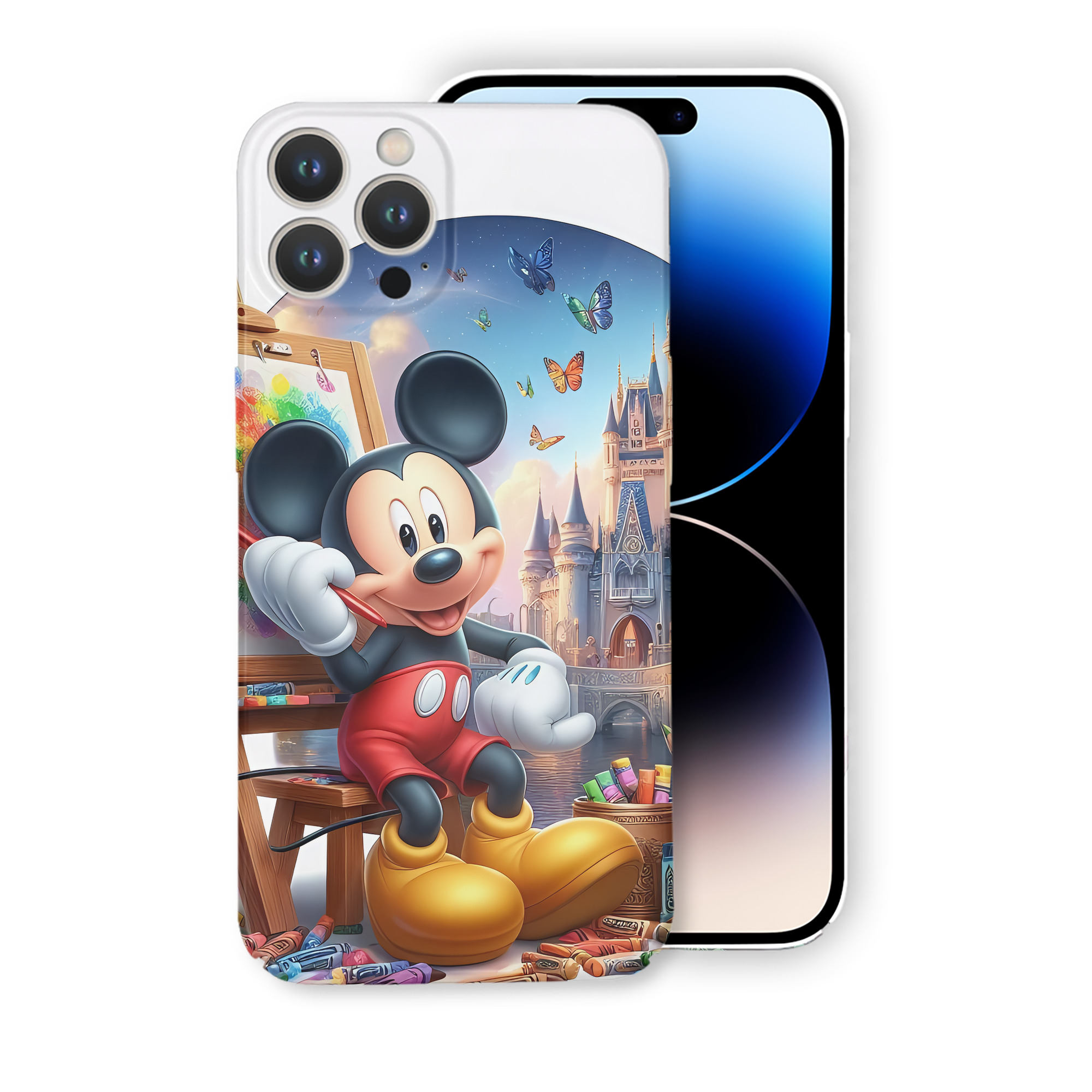 （画像用） ミッキーマウス Mickey Mouse 【iPhone 14シリーズ対応】ハードケース